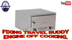 Travel Buddy engine off cooking